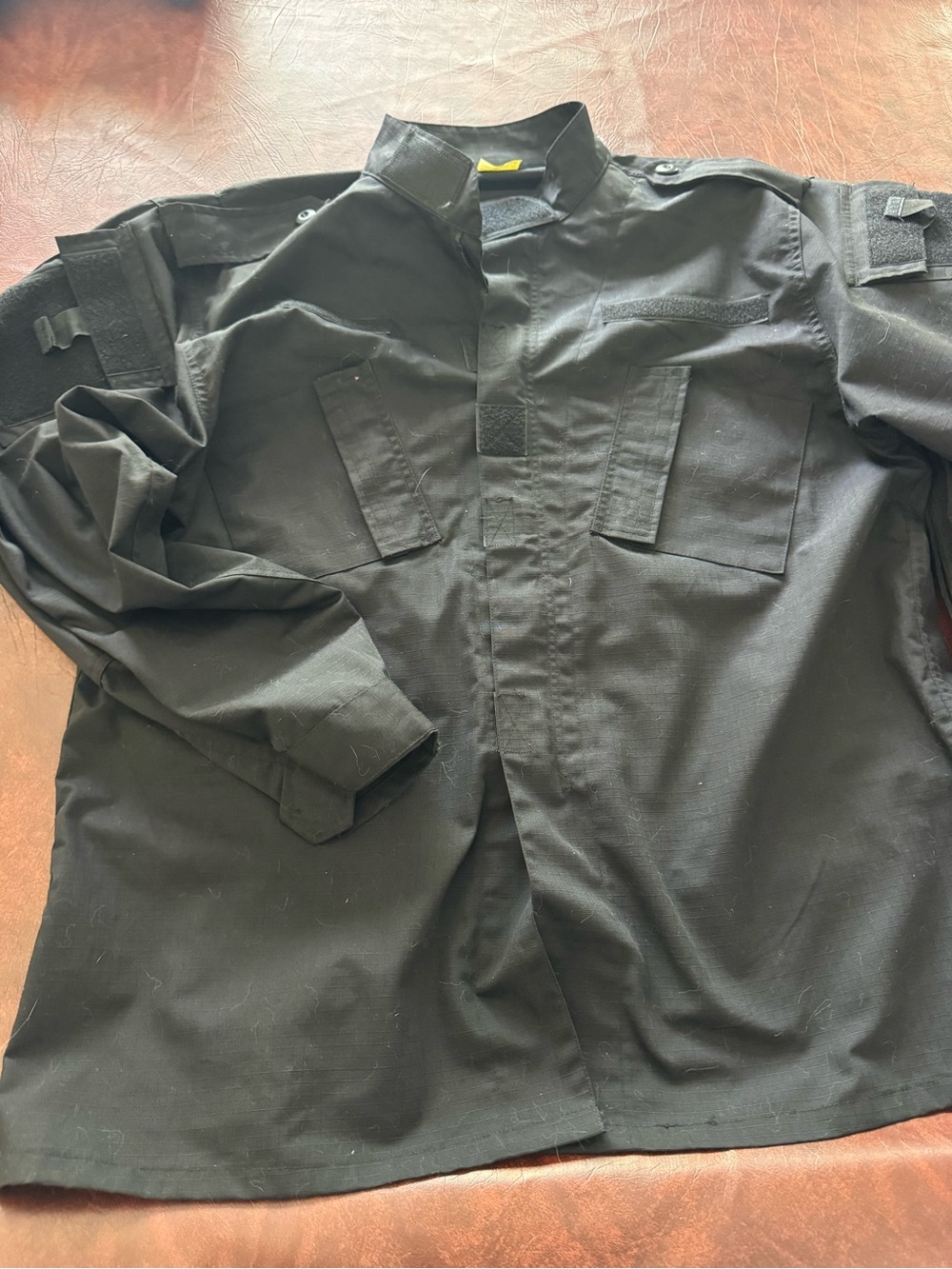 Men's Tactical Black Utility Jacket and Pants
